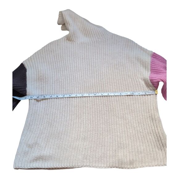 Rare Aritzia Wilfred 100% merino wool Guell Oversized turtleneck sweater💜🖤 🤍 - Picture 12 of 13